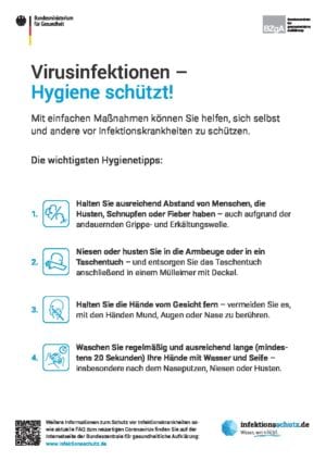 Virusinfektionen –Hygiene schützt!