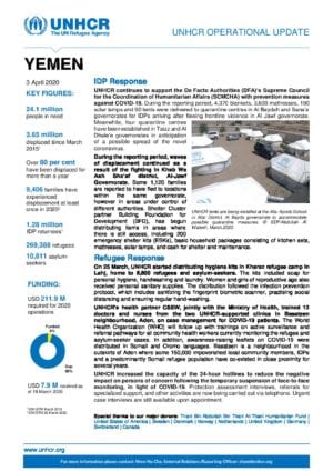 UNHCR Operational Update - Yemen