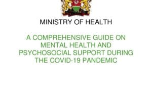 Mental Health and Pyschsocial support during COVID