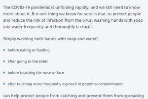 FAQ about handwashing in LMICs