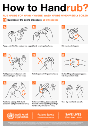 How to Hand rub?