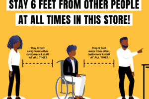 Social Distancing, Prevention Infographic (City of Baltimore, MD)