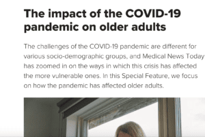 The impact of the COVID-19 pandemic on older adults