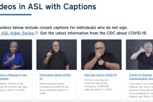 Videos in ASL with Captions