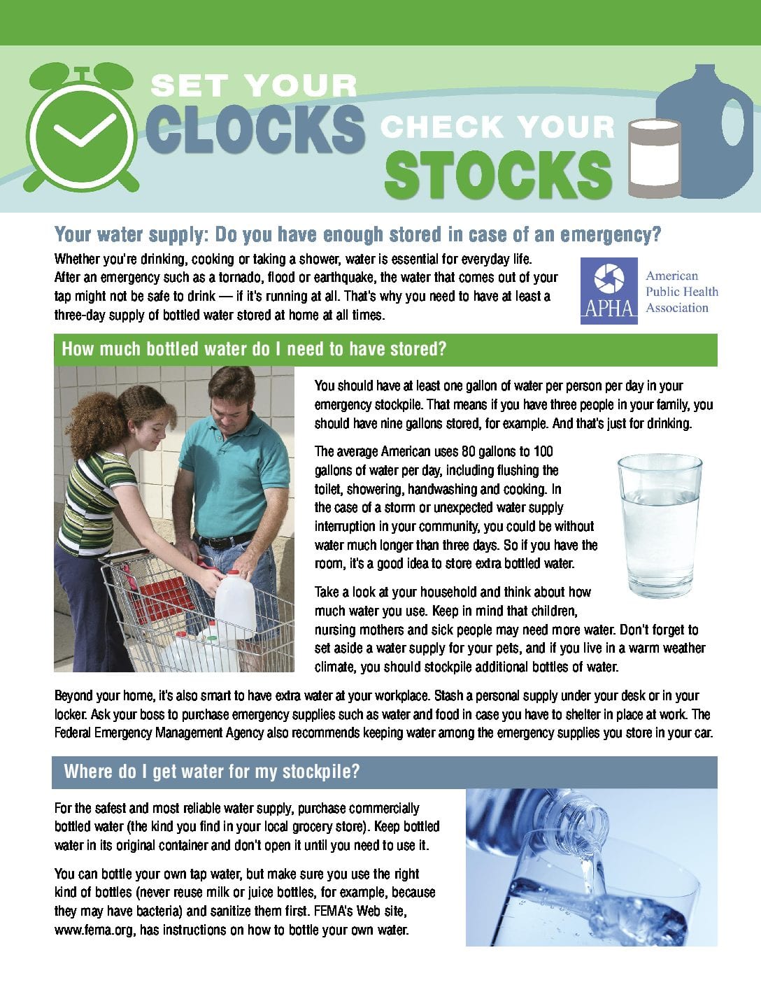 How to Stockpile Water During a Pandemic Emergency?