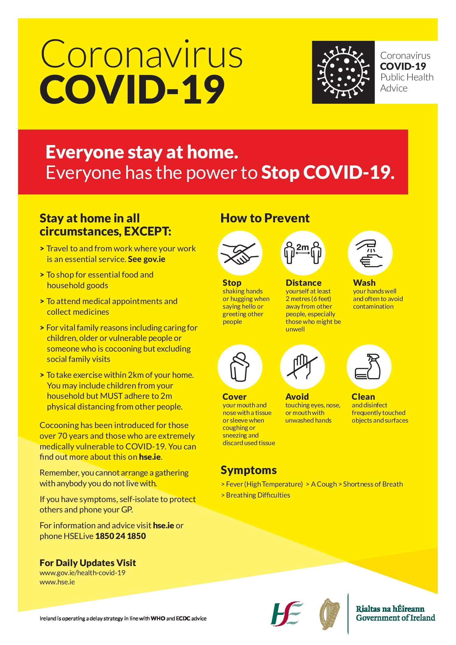 When to NOT Stay At Home During COVID-19 Pandemic?