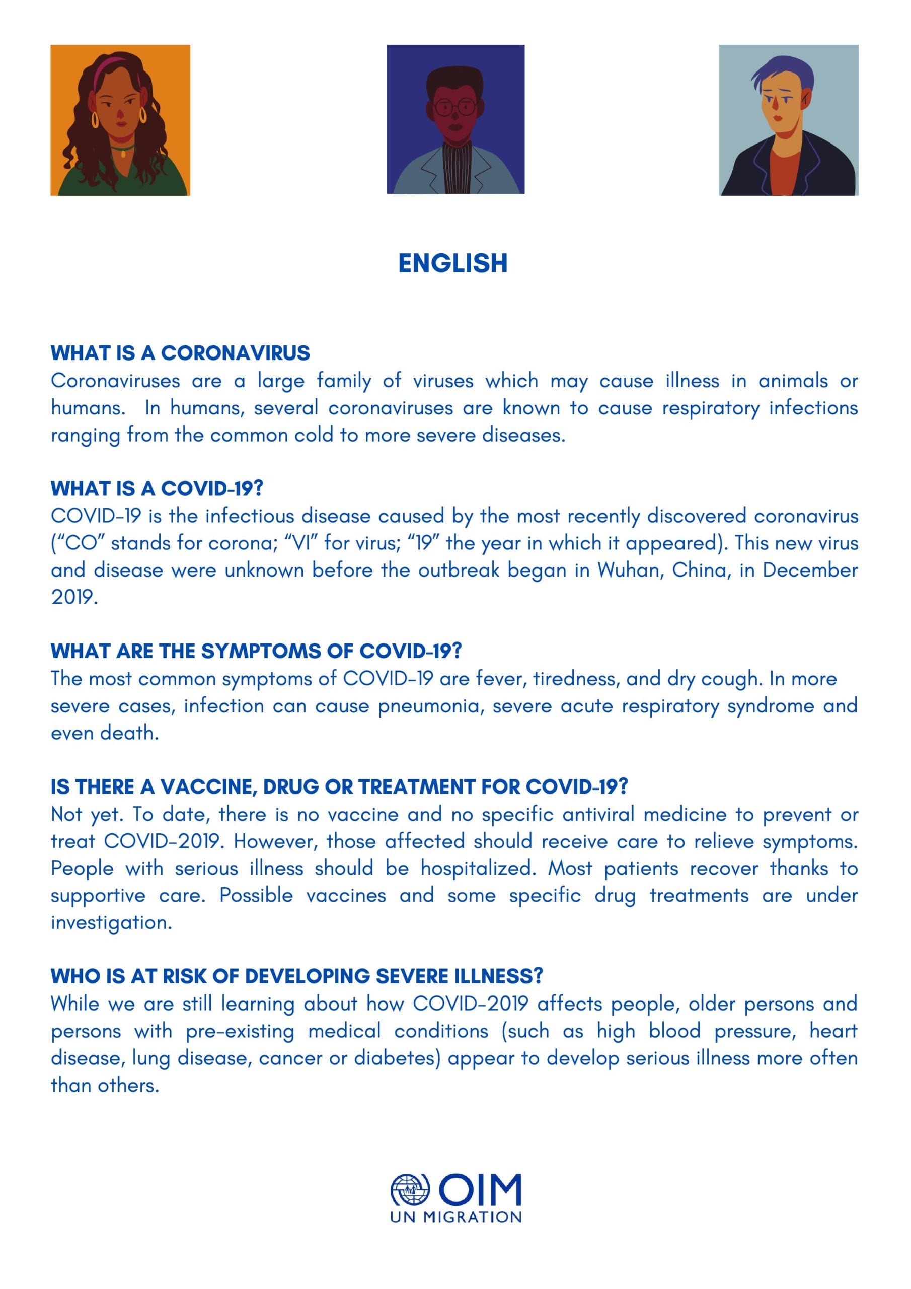 COVID-19 Information Brochure (With Supplementary Audio)